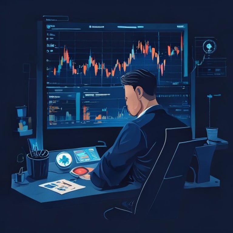 трейдер за работой